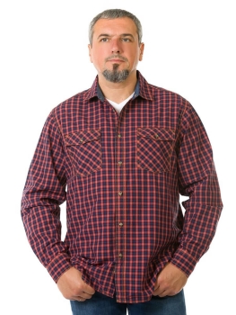 Мужская рубашка с длинным рукавом